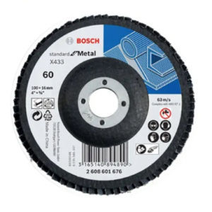 BOSCH Flap Disc – X433 Grid size 36